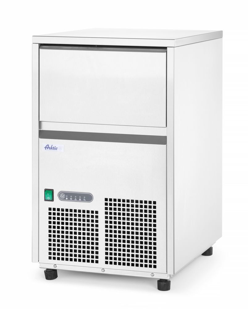 Ledomat za kockice leda, Arktic, Srebrna, 220-240V/385W, 380x520x(H)637mm - Slika 2