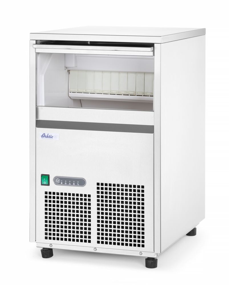 Ledomat za kockice leda, Arktic, Srebrna, 220-240V/385W, 380x520x(H)637mm - Slika 3