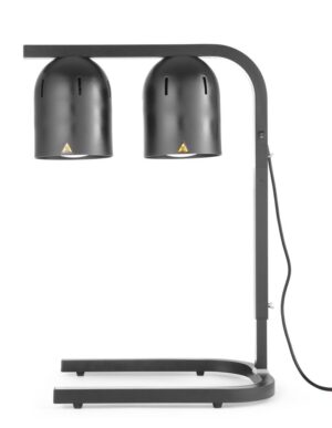Most za zagrijavanje s 2 infracrvene lampe, HENDI, Crna, 230V/250W, 453x360x(H)790mm