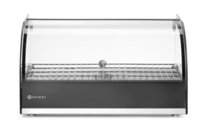 Grijani pultni display, HENDI, Jedna razina, Crna, 220-240V/800W, 554x376x(H)311mm