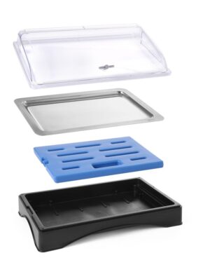Hlađeni display s poklopcem - Gastronorm 1/1, HENDI, Set, 555x357x(H)175mm