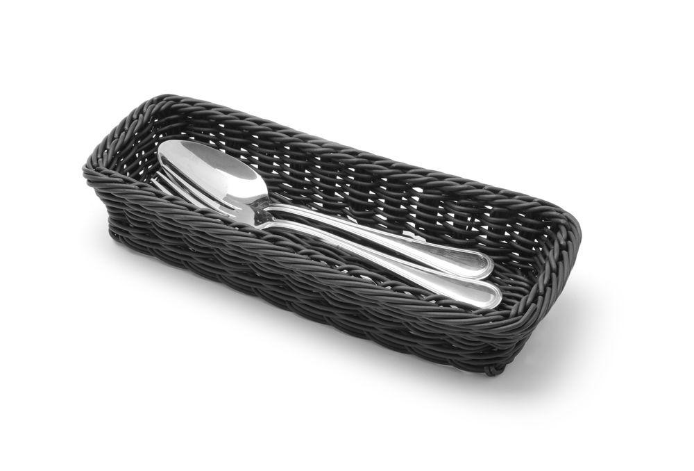 Košara za pribor za jelo, HENDI, Svjetlosiva, 270x100x(H)45mm - Slika 2