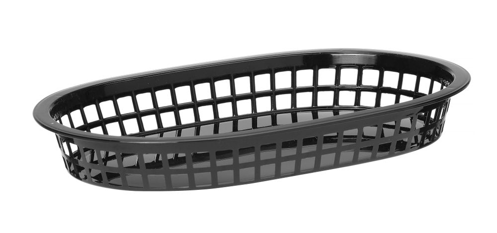 Košarice za posluživanje u fast food stilu., HENDI, Crvena, 6 kom, 275x175x(H)38mm