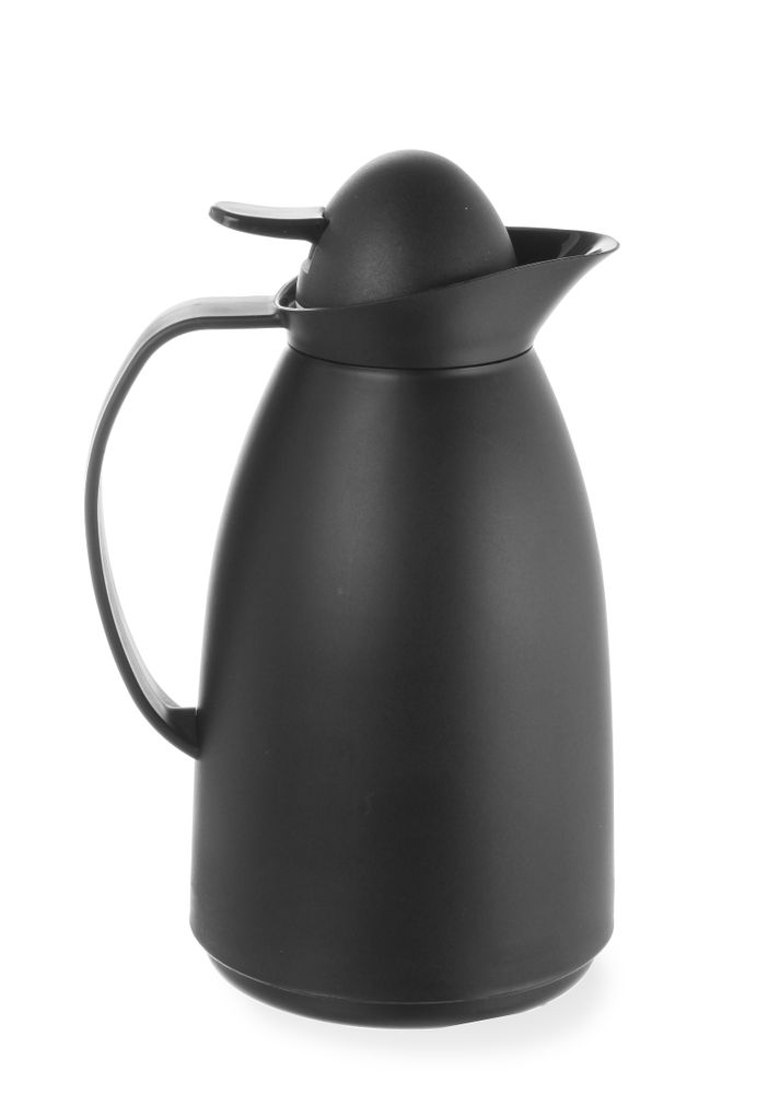 Bokal s izolacijom i obložen staklom iznutra, HENDI, 1L, Crna, ?140x(H)268mm