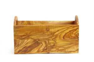 Kutija za kruh od drva masline, HENDI, 245x198x(H)194mm