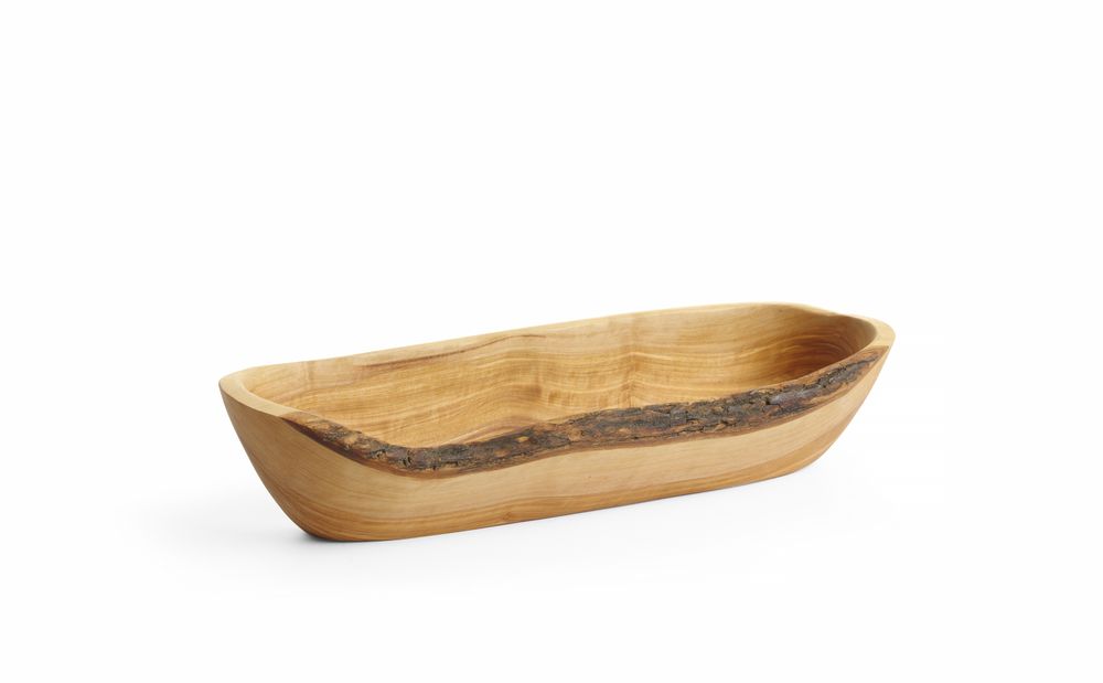 Ovalna zdjelica od drva masline, HENDI, 205x95x(H)50mm - Slika 3
