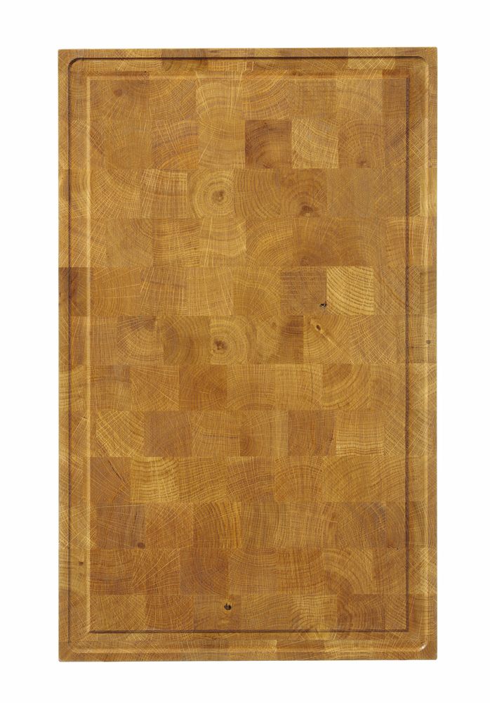 Hrastova daska za posluživanje, okrajčena, HENDI, 325x265x(H)30mm - Slika 2