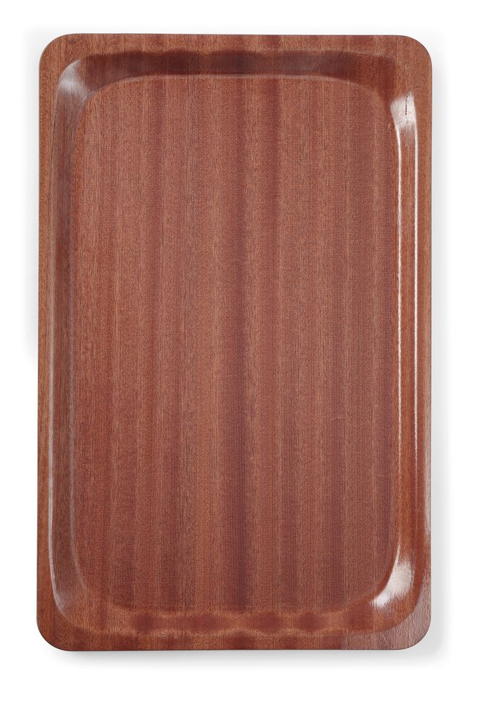 Tacna za posluživanje, pravokutna, protuklizna, laminirana, AmerBox, Od mahagonija, 430x610mm
