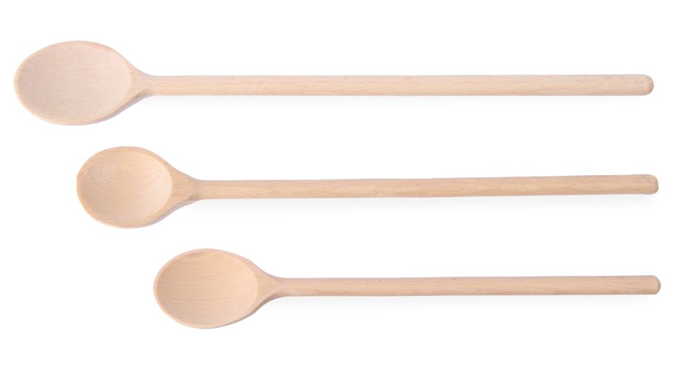 Drvena žlica – set od 3 komada, razne veličine, HENDI, 3 kom, (L)475mm