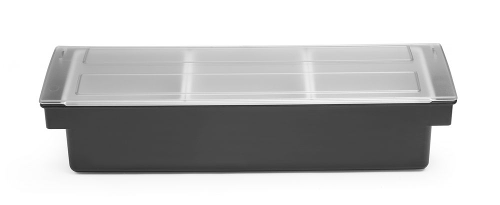 Spremnik - 3 posude, BarUp, Crna, 480x150x(H)100mm - Slika 3