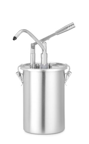 Dozator za umake 5 l, nehrđajući čelik, jednostruki, HENDI, 4,5L, fi180x(H)420mm