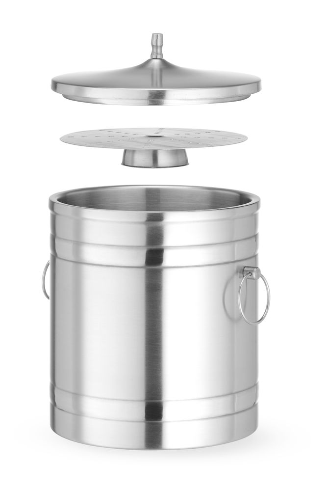 Posuda za led s duplim zidom, BarUp, 5L, Srebrna, ?200x(H)230mm - Slika 2