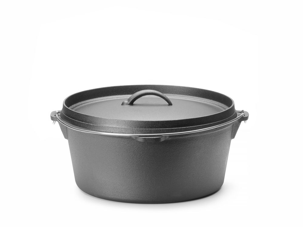 Lonac od lijevanog željeza, HENDI, 7,2L, Crna, ?310x(H)155mm - Slika 2