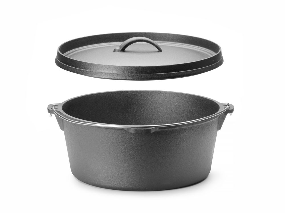 Lonac od lijevanog željeza, HENDI, 7,2L, Crna, ?310x(H)155mm - Slika 3