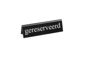 Tablica za stol reserved, HENDI, reserved, 130x30x(H)38mm