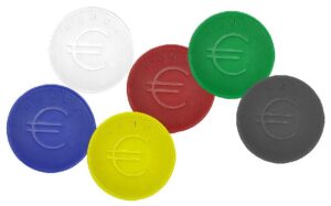 Žetoni - 100 komada, BarUp, Zelena, 100 kom, ?25mm