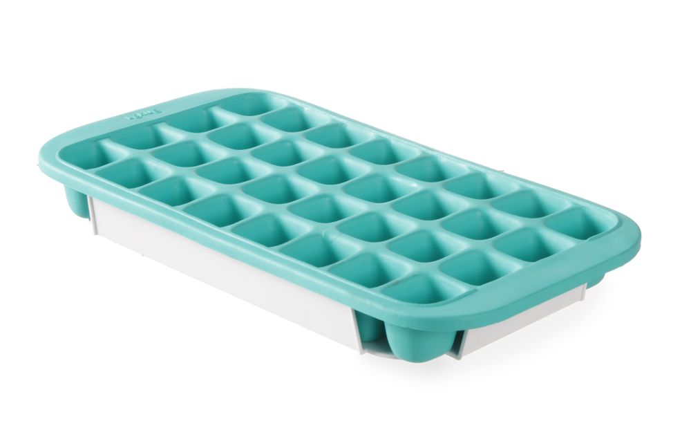 Kalup za kockice leda s poklopcem i donjim pladnjem, BarUp, Plava, 337x170mm - Slika 4