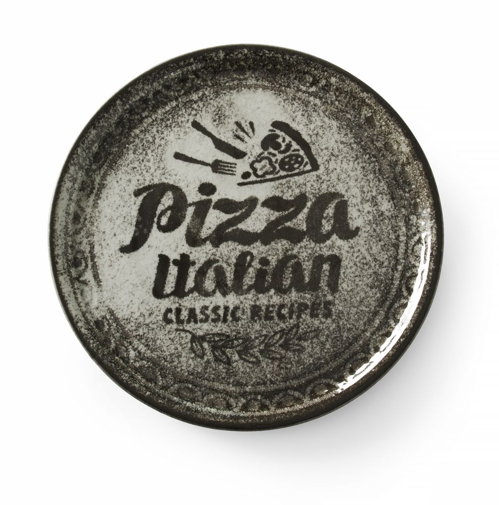 Tanjur za pizzu Recipe Collection Black , HENDI, Crna, ?310mm - Slika 3