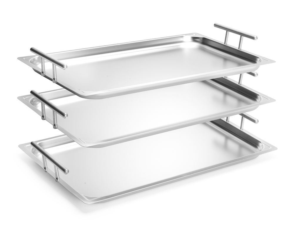 Pravokutna tacna za posluživanje, HENDI, 530x325x(H)70mm - Slika 3