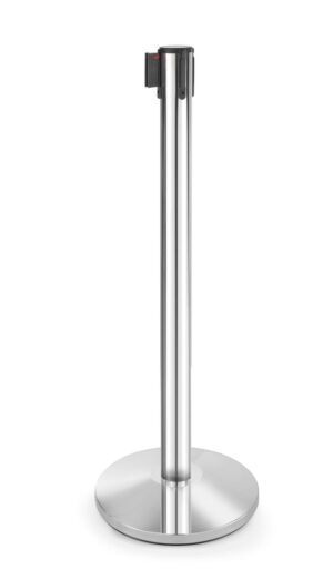 Stupić s izvlačivim pregradnim pojasom, zrcalna završna obrada, HENDI, Stalak + podloga, fi360x(H)1010mm