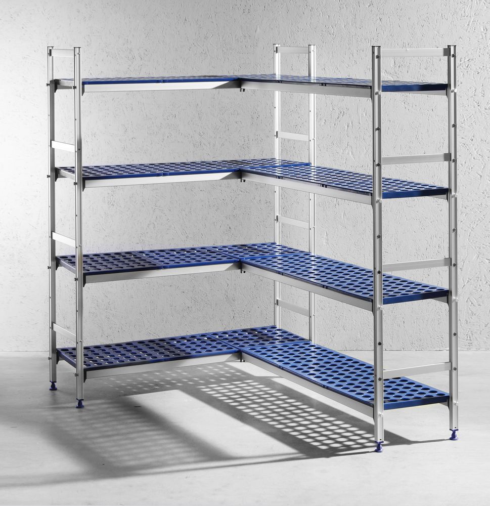 Aluminijski stalak za pohranu , HENDI, 1280x405x(H)1685mm - Slika 2