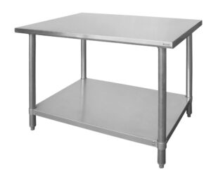 Središnji radni stol, HENDI, Budget Line, 1200x600x(H)850mm