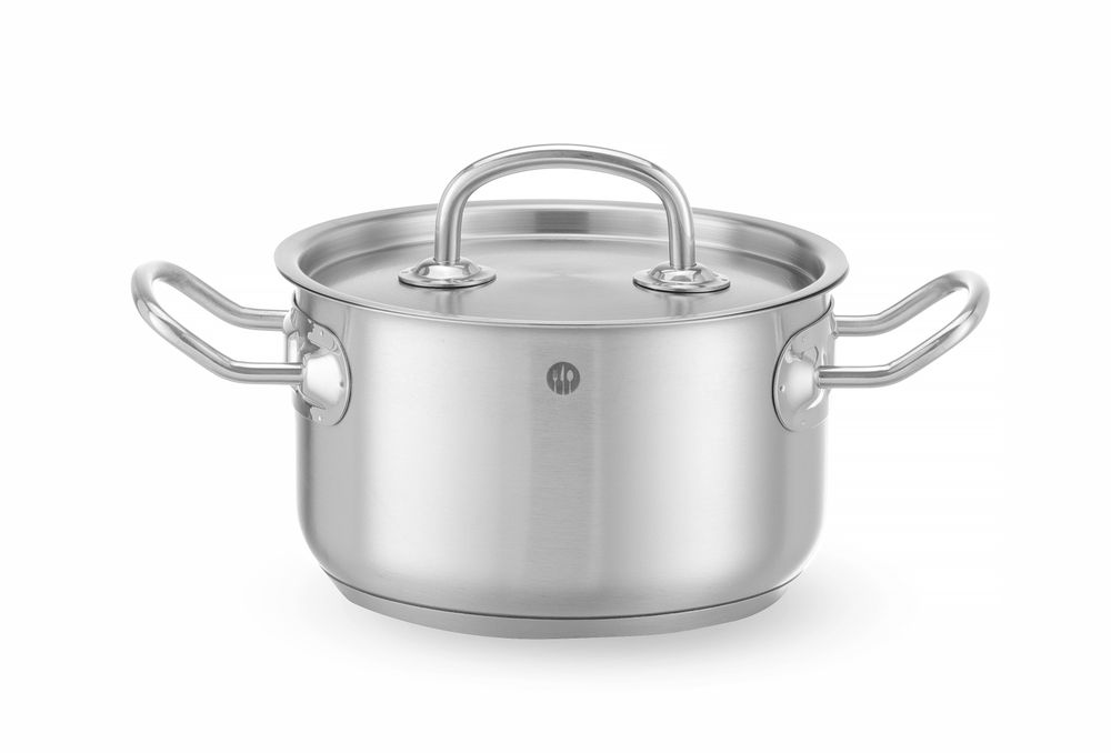 Lonac za pirjanje, srednje dubine - s poklopcem, HENDI, Kitchen Line, 3,5L, ?200x(H)115mm