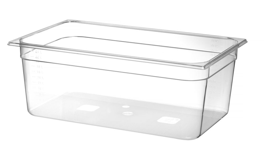 Gastronorm spremnik 1/1, HENDI, Profi Line, GN 1/1, 14L, Prozirno, 530x325x(H)100mm - Slika 2