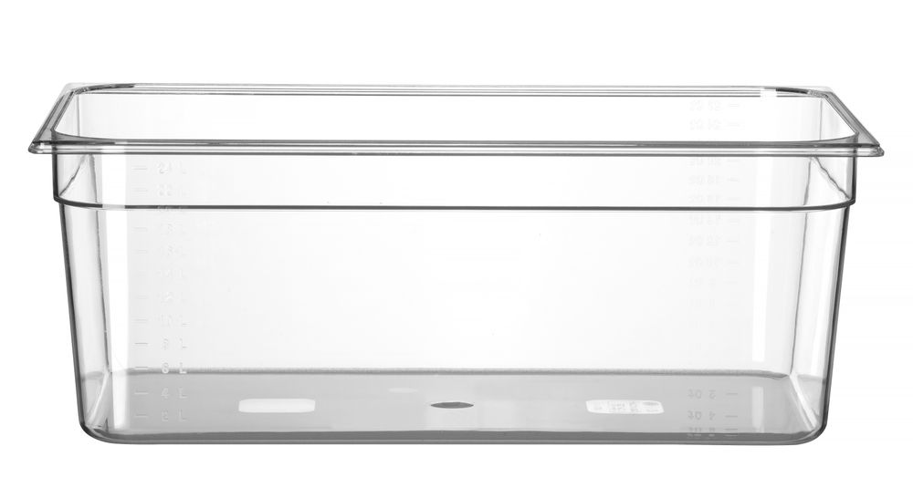 Gastronorm spremnik 1/1, HENDI, Profi Line, GN 1/1, 14L, Prozirno, 530x325x(H)100mm - Slika 3