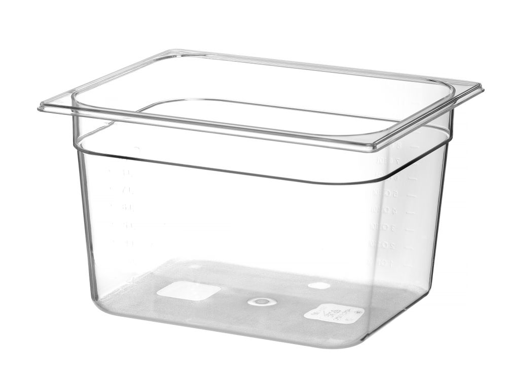 Gastronorm spremnik 1/2, HENDI, Profi Line, GN 1/2, 6,5L, Prozirno, 325x265x(H)100mm - Slika 2
