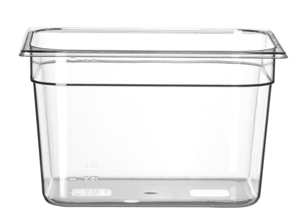 Gastronorm spremnik 1/2, HENDI, Profi Line, GN 1/2, 6,5L, Prozirno, 325x265x(H)100mm - Slika 3