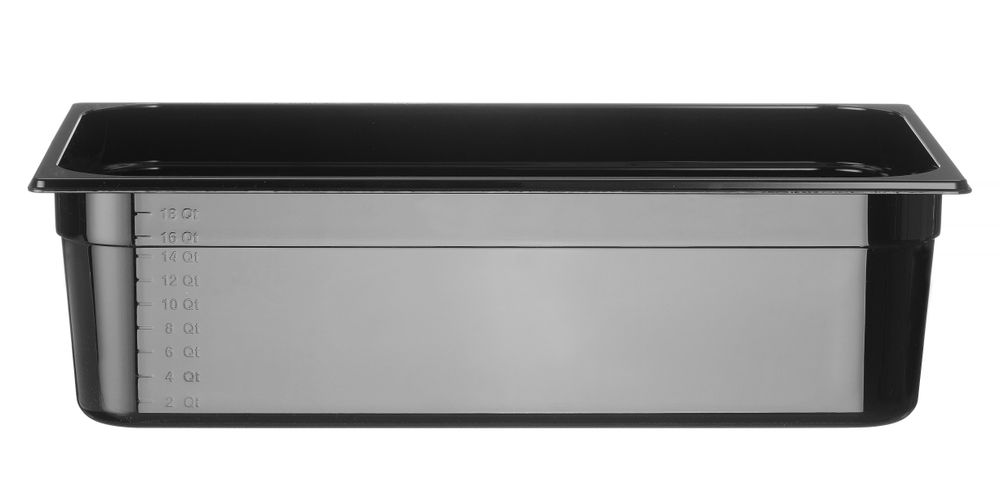 Gastronorm spremnik 1/1, HENDI, Profi Line, GN 1/1, 14L, Crna, 530x325x(H)100mm - Slika 2