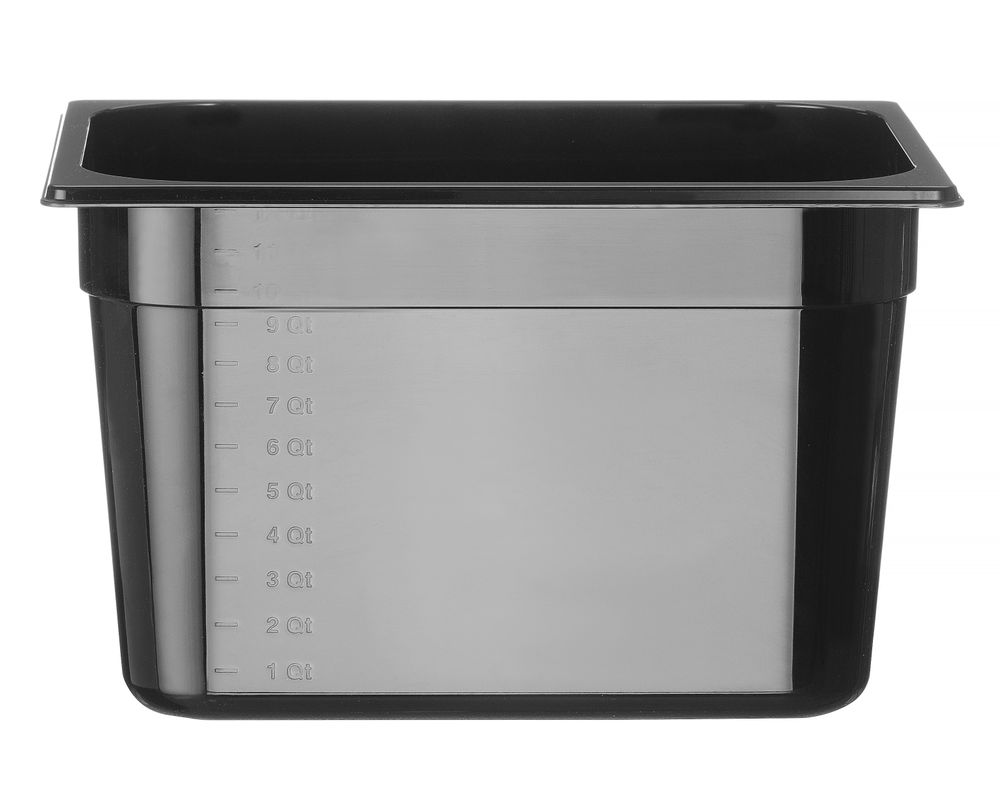 Gastronorm spremnik 1/2, HENDI, Profi Line, GN 1/2, 6,5L, Crna, 325x265x(H)100mm - Slika 2