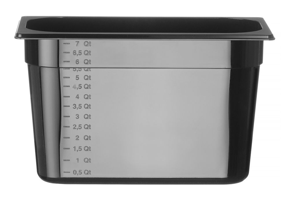 Gastronorm spremnik 1/3, HENDI, Profi Line, GN 1/3, 5,7L, Crna, 325x176x(H)150mm - Slika 3