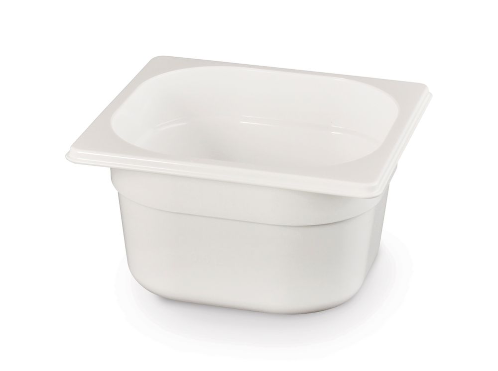 Gastronorm spremnik 1/6, HENDI, GN 1/6, 1L, Bijela, 176x162x(H)65mm