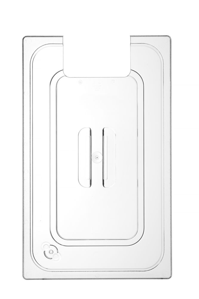 Gastronorm poklopac s otvorom za Sous-vide štap, HENDI, GN 1/2, Prozirno, 265x325mm