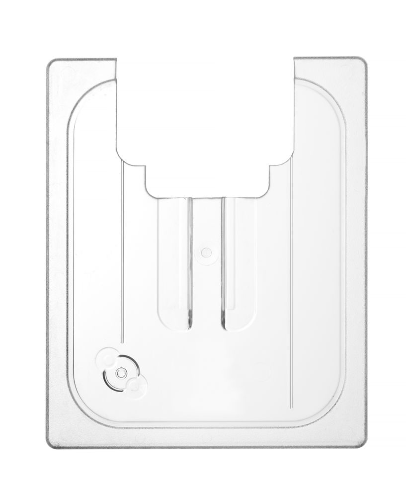 Gastronorm poklopac s otvorom za Sous-vide štap, HENDI, GN 1/2, Prozirno, 265x325mm - Slika 2