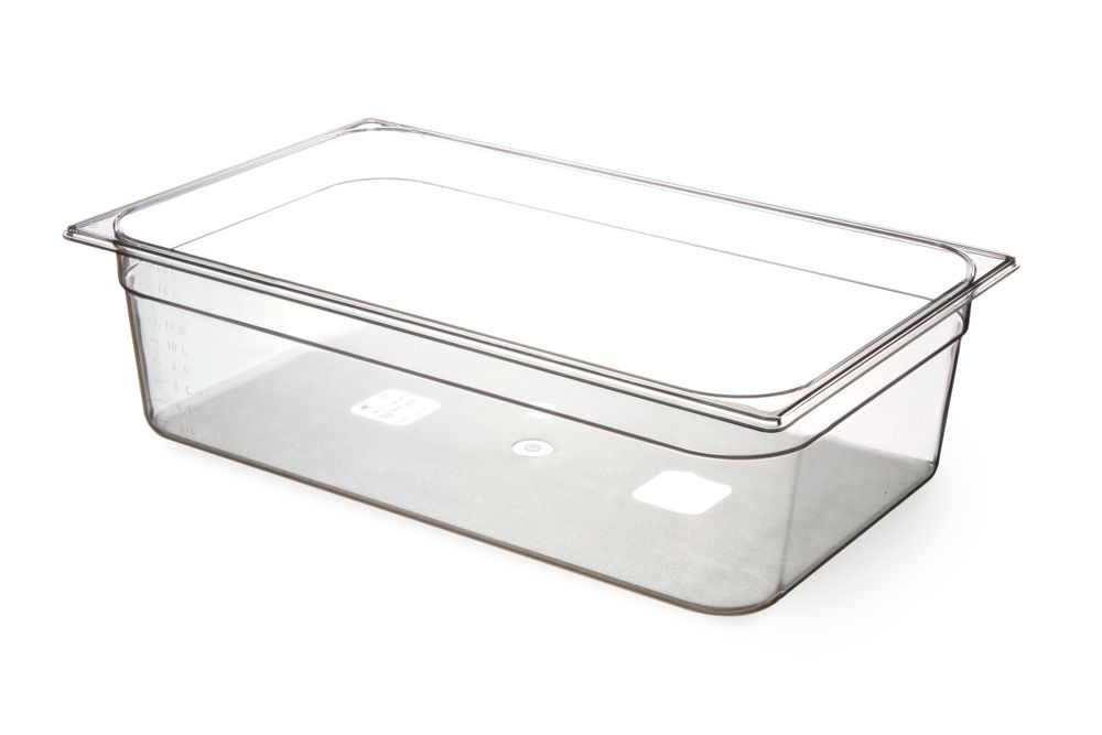 Gastronorm spremnik 1/1, HENDI, Budget Line, GN 1/1, 9L, Prozirno, 530x325x(H)65mm