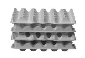 Komplet od 4 posude za jaja za OVOBOX 120 , HENDI, 291x288x(H)41mm