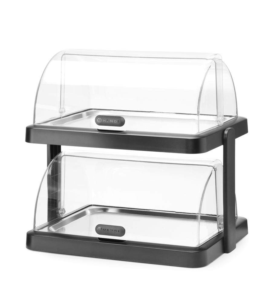 Dupla rashladna roll-top vitrina Duo, UNIQ, HENDI, designed by Robert Bronwasser, Bež, 480x355x(H)480mm - Slika 3