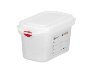 Spremnik GN 1/9 polipropilen, HENDI, GN 1/9, 0,6L, Prozirno, 176x108x(H)65mm