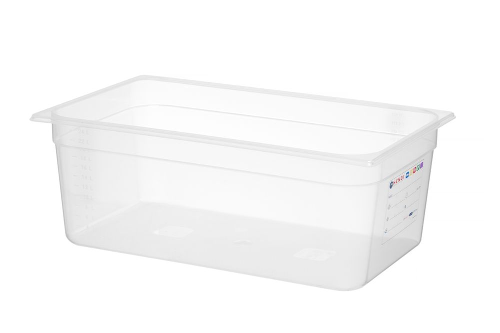 Gastronorm spremnik 1/1, HENDI, GN 1/1, 9L, Prozirno, 530x325x(H)65mm