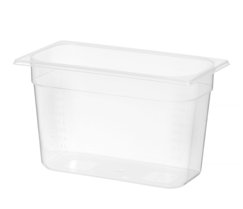Gastronorm spremnik 1/3, HENDI, Profi Line, GN 1/3, 4L, Prozirno, 325x176x(H)100mm