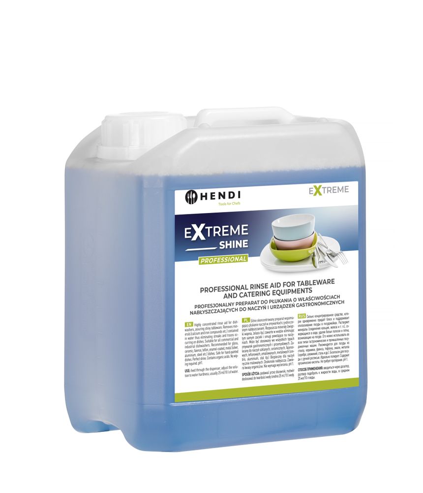 Extreme Shine Professional sredstvo za ispiranje posuđa i ugostiteljske opreme, HENDI, 10 l - Slika 2